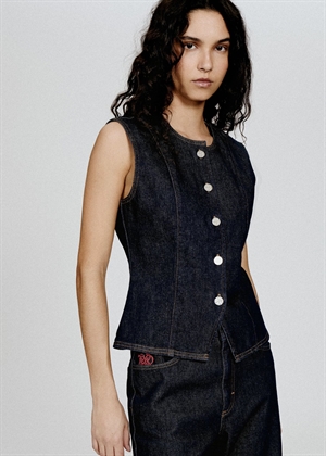 Mene top Dark Denim Wash Baum Und Pferdgarten 